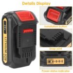 20V Replacement Battery Fit for Dewalt DCB - Image 9