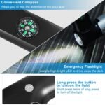 2200 mAh Powerbank with Emergency Flashlight Compass Carabiner-Shaped - Image 14