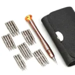 25-Piece Set: Precision Tool Repair Kit with Leather Case - Bilde 3