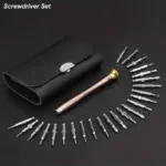 25-Piece Set: Precision Tool Repair Kit with Leather Case - Bilde 9