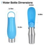 25oz Portable Dog Stainless Steel Water Dispenser Leak Proof Design - Bilde 9