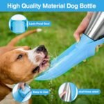 25oz Portable Dog Stainless Steel Water Dispenser Leak Proof Design - Bilde 11