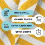 3-Pack: 30" x 60" Ultra-Soft 100% Cotton Striped Pool Cabana Hotel Beach Towels - Bilde 7