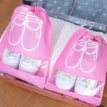 3-Pack: Drawstring Shoe Storage Bag - Bilde 4