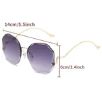 3-Pack: Fashion Tea Gradient Sunglasses - Bilde 8