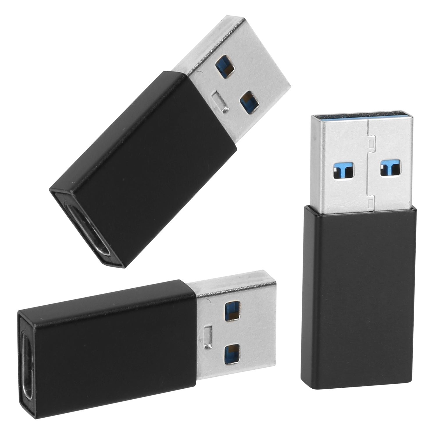 3-Packs: USB Type-C Male to USB A 3.0 OTG Male Port Converter - Image 3