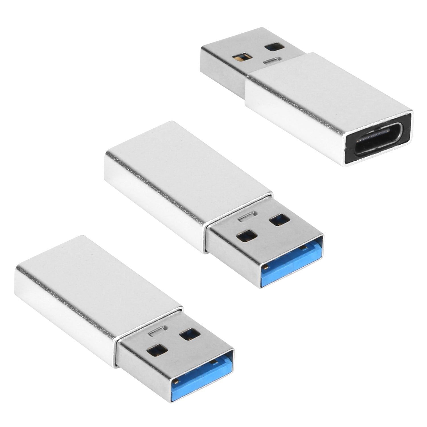 3-Packs: USB Type-C Male to USB A 3.0 OTG Male Port Converter - Image 4