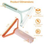 3-Piece: Portable Reusable Double Side Lint Remover - Bilde 5