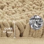 3-Piece Set: Bathroom Rugs Set Ultra Soft Non Slip and Absorbent Chenille - Image 9