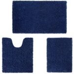 3-Piece Set: Bathroom Rugs Set Ultra Soft Non Slip and Absorbent Chenille - Image 2