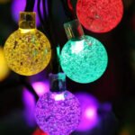 30 LED Solar String Ball Lights Outdoor Waterproof  Garden Decor - Bilde 8