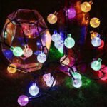 30 LED Solar String Ball Lights Outdoor Waterproof  Garden Decor - Bilde 3