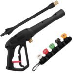 3000PSI Pressure Washer Gun Car Foam Sprayer with Jet Wand 5 Nozzle Tips M22-14 Connector - Bilde 4
