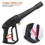 3000PSI Pressure Washer Gun Car Foam Sprayer with Jet Wand 5 Nozzle Tips M22-14 Connector - Bilde 7