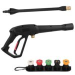 3000PSI Pressure Washer Gun Car Foam Sprayer with Jet Wand 5 Nozzle Tips M22-14 Connector - Bilde 2