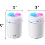 300ml Mini Portable Humidifier Ultra Quiet Aromatherapy Essential Oil - Image 14