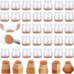 32-Piece: Clear Chair Leg Floor Protectors - Image 5