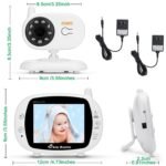 3.5" Audio Video Baby Monitor Wireless Digital Camera Night Vision Safety Viewer - Bilde 7