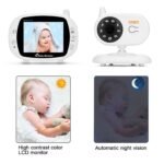 3.5" Audio Video Baby Monitor Wireless Digital Camera Night Vision Safety Viewer - Bilde 8