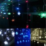 3.5M 96LED Snowflake String Curtain Lights - Bilde 5