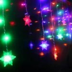 3.5M 96LED Snowflake String Curtain Lights - Bilde 4
