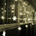 3.5M 96LED Snowflake String Curtain Lights - Bilde 2