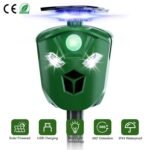 360?? Electric Solar Powered Ultrasonic Repeller with Motion Sensor LED Flashing Lights - Bilde 7