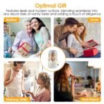 360?? Rotating Makeup Brush Holder with Lid Makeup Organizer - Bilde 13