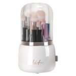 360?? Rotating Makeup Brush Holder with Lid Makeup Organizer - Bilde 2