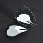 3D Mirror Flower Removable Wall Sticker - Bilde 2