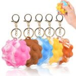 3D Pop Ball Fidget Toy Keychain Stress Reliever For Children and Adults