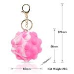 3D Pop Ball Fidget Toy Keychain Stress Reliever For Children and Adults - Bilde 7