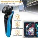 4-in-1 IPX7 Waterproof Beard Trimmer Cordless Razor for Men - Image 8