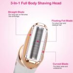 4-in-1 Women Electric Hair Shaver USB Rechargeable - Image 6