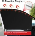 4-Pack: Car Side Window Sun Shades - Bilde 4