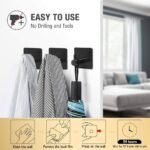 4-Pack: Heavy Duty Durable 304 Stainless Steel Wall Hangers - Image 6
