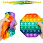 4-Pack: Rainbow Pop-It Bubble Popper - Bilde 6