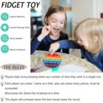 4-Pack: Rainbow Pop-It Bubble Popper - Bilde 12