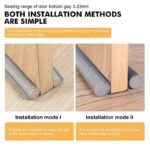 4-Pack: Under Door Draft Blocker - Bilde 10