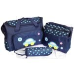 4-Piece: Baby Diaper Tote Bag Set - Image 2