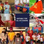 4-Piece: Kids Dress Up Superhero Capes Set and Slap Bracelets for Girls - Image 7