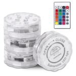 4-Piece: Submersible RGB LED Lights