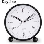 4" Super Silent Non Ticking Analog Alarm Clock with Night Light - Bilde 5