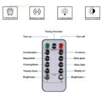 40 Ft. USB Waterproof Remote Control LED Christmas String Lights with 8 Modes - Bilde 3