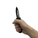 4.5" Dagger Blade OTF Knife with Belt Clip - Image 6