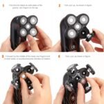 4D Electric Shavers Razor IPX7 Rechargeable Beard Trimmer - Bilde 12