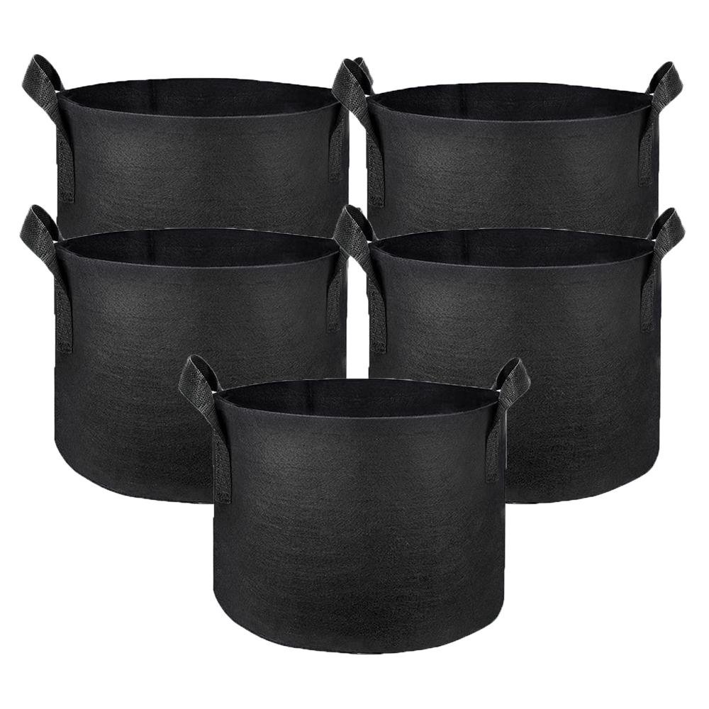 5-Pack: Plant Grow Bags
