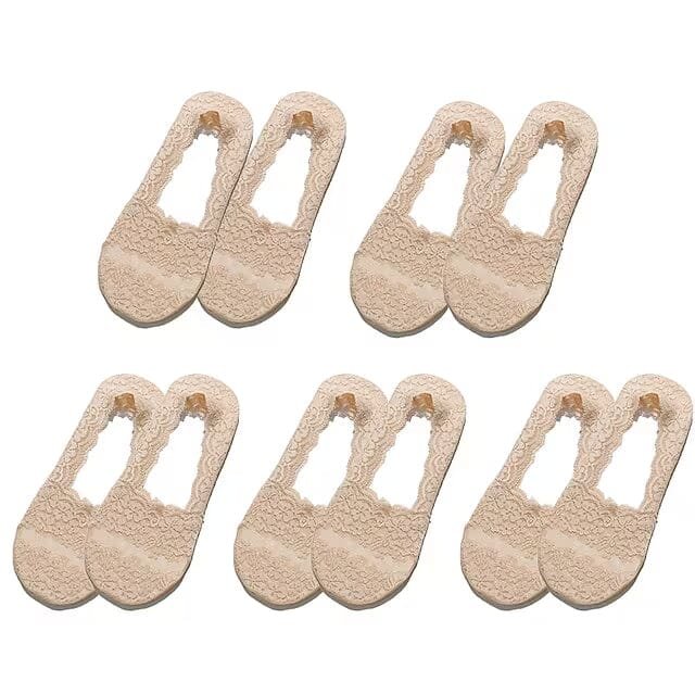 5-Pair: Women's No Show Socks - Bilde 4