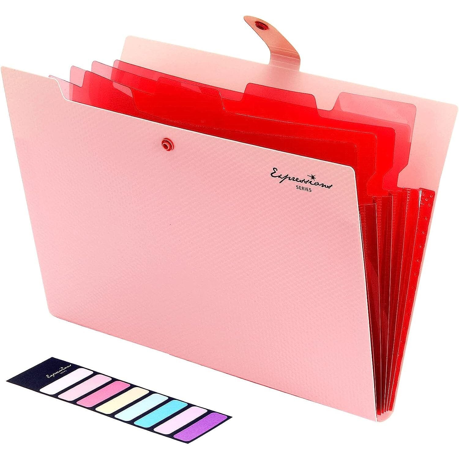 5 Pocket Folder with Labels, Letter Size Expanding File Folder Organizer - Image 5