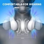 5 Speeds Adjustable USB Rechargeable Battery Powered Personal Neck Fan - Bilde 3